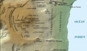 Carte de la Fournaise