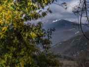 Voile de lumière sur le Massif du Canigou