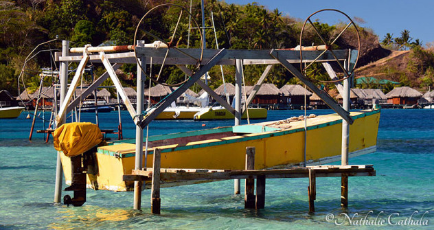 Bora Bora parking de barque locale(14)