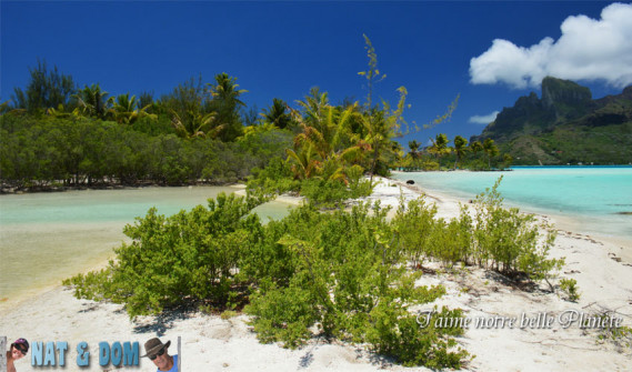 Couleurs lagon de Bora Bora