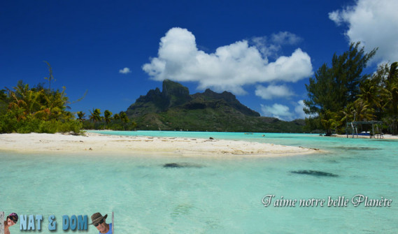 Couleurs lagon de Bora Bora