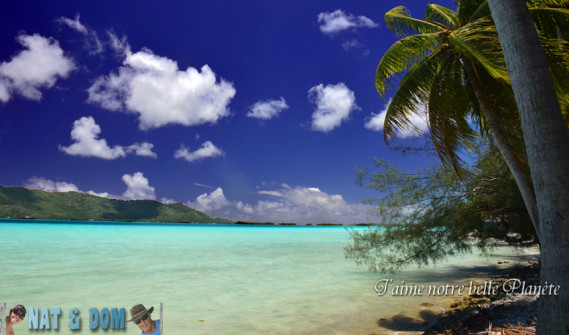 Couleurs lagon de Bora Bora