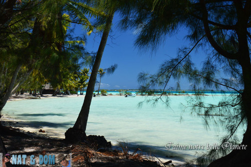 Couleurs lagon de Bora Bora