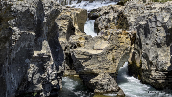 Sur la Cèze, les cascades du Sautadet