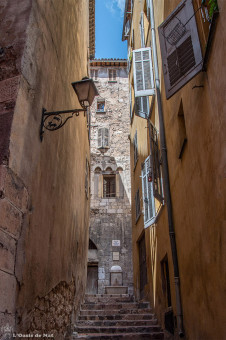 Pas d'âne, ruelles en escalier de Grasse