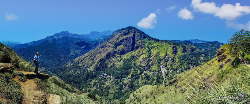 Panorama infini sur le coeur montagneux du Sri Lanka