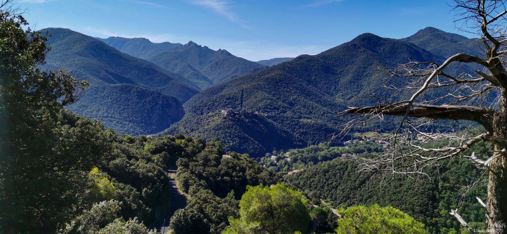 Vue sur les frontières de l'Espagne