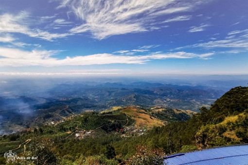 Depuis le Lipton's seat, le panorama s'étend jusqu'aux réserves naturelles du sud Udawalawa, et Lunugamvehera