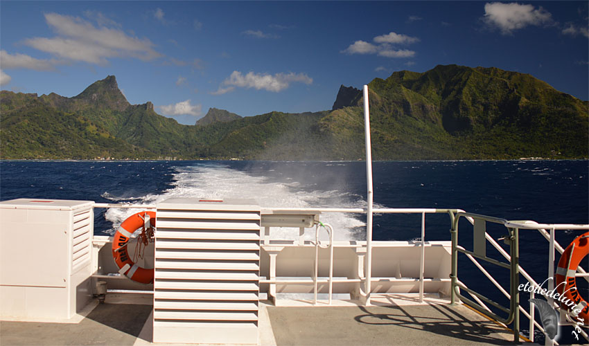 De Moorea à Tahiti en Ferry