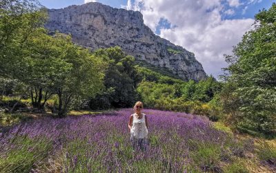 Coeur de lavande et Saut du Loup _ Alpes maritimes