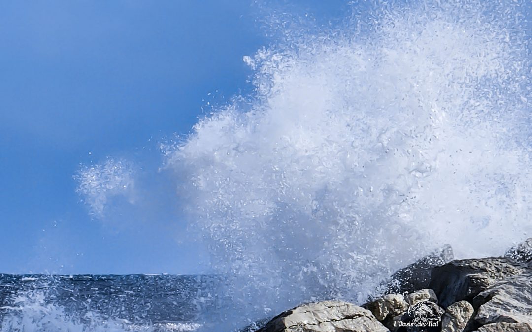 Tempête en mer! La Duquesa, Costa del Sol, inondée d’embruns