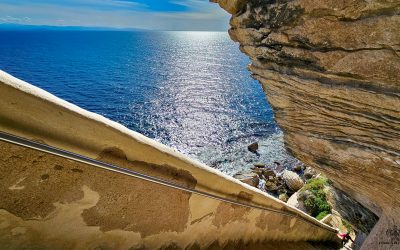 Bonifacio-Corse-L’escalier du Roy d’Aragon