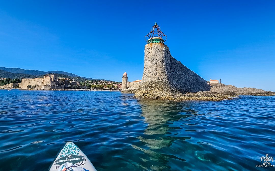 Carnet d’été au fil des Vagues – Épisode 14 – escapade-en-paddle-du-racou-a-collioure