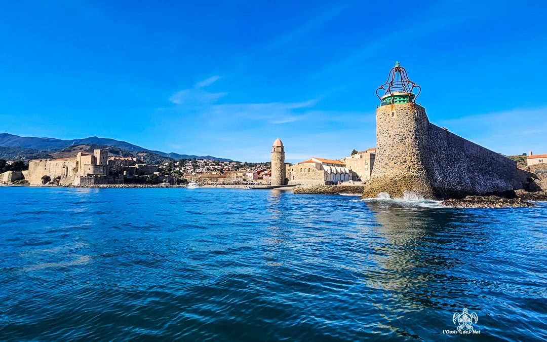 Esca&rsquo;paddle bleue à Collioure