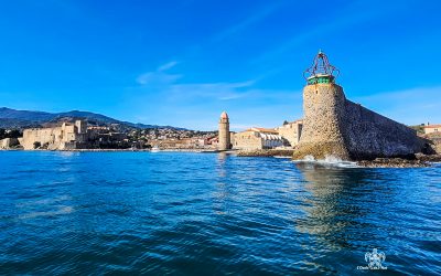 Esca&rsquo;paddle bleue à Collioure
